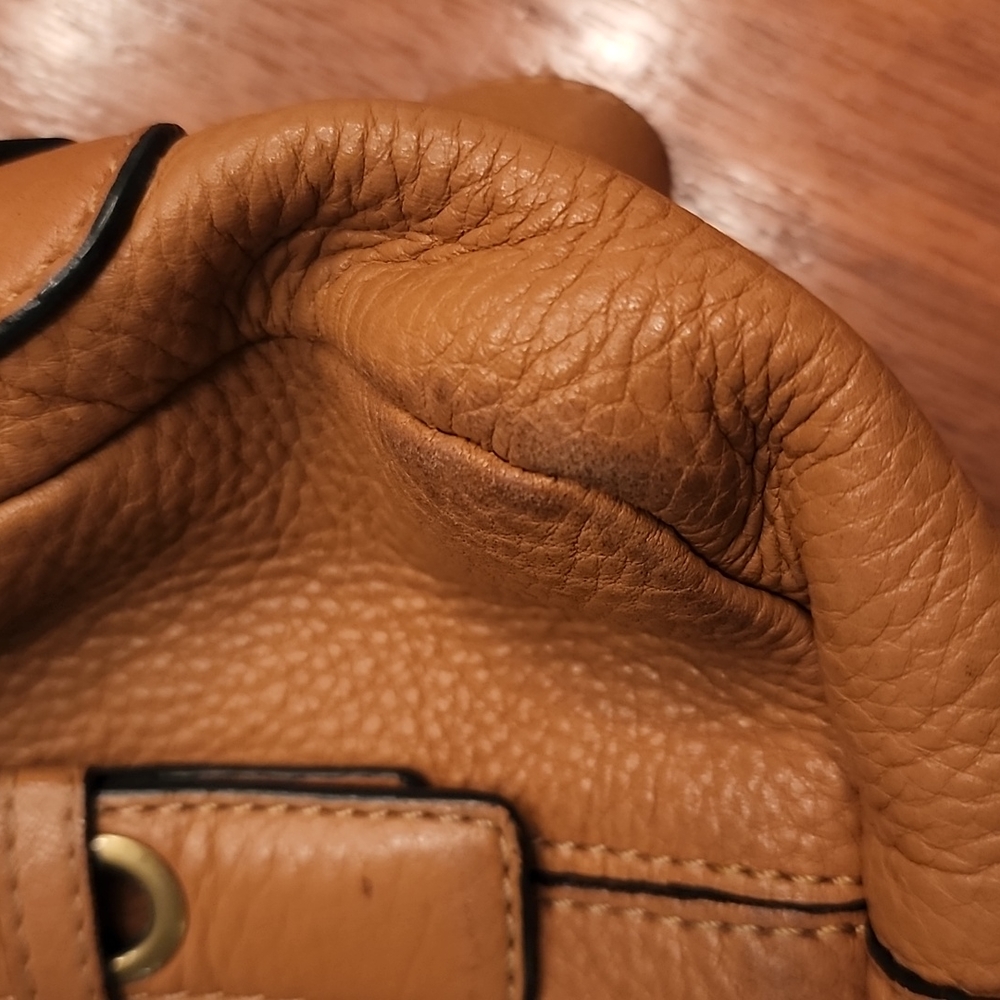 Fossil #75082 tan BEAUTY! Great condition! - Picture 9 of 12